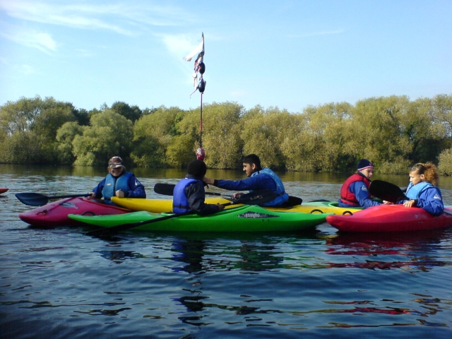 Kayaking makes for a fun group activity
